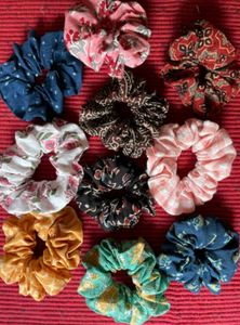 Different Colour Scrunchies