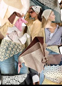 ⋆˚꩜｡Crochet Lace Bandana⋆˚꩜｡