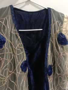 A Gorgeous Navy Blue Lehnga