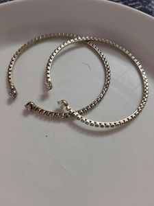 &#34;Elegant Dual American Diamond Bracelet