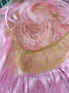 Moira synthetic Baby Pink hair wig for cosplay