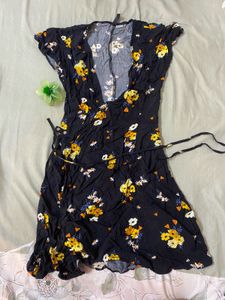 Floral Wrap Dress
