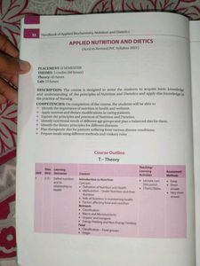 Applied Biochemistry Nutrition &amp; Dietetics