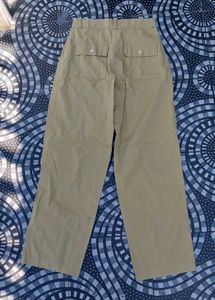Khaki Wide Leg Pants