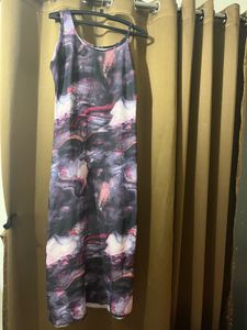 Printed Sleeveless Dress