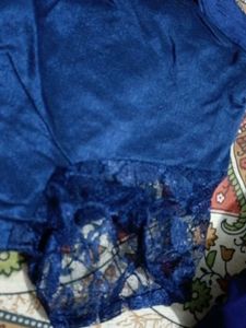 Party Wear Navy Blue Blouse