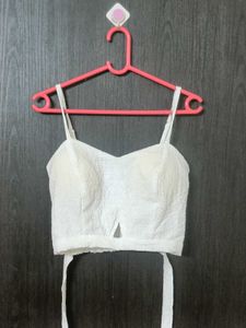 White Crop Top