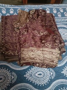 New Saree With Blouse