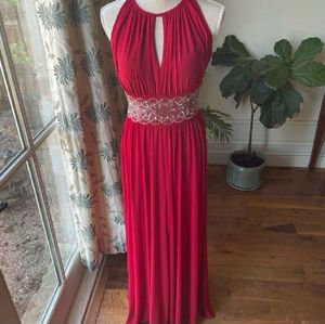 R&amp;M Richards Women&#39;s Sleeveless Evening Gown