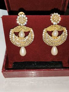 Elegant Pearl Drop Earrings