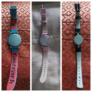 Stylish Watch Bundle Titanfastrack/raga/sonata