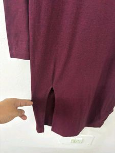 Burgundy Midi Dress