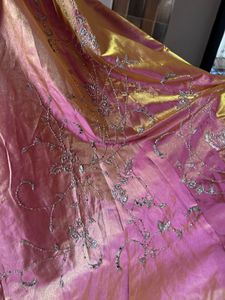 sequined silk blend luxury gown
