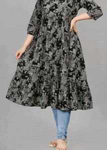Floral Print Kurta