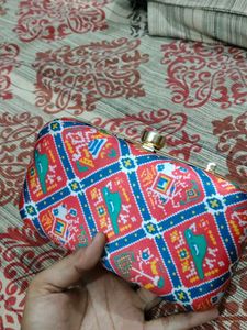 Ethnic Patterned Clutch