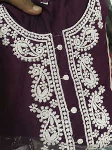 Elegant Embroidered Kurta