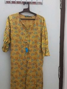 Vintage Floral Print Dress
