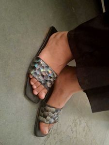 Black Flats In Size 41