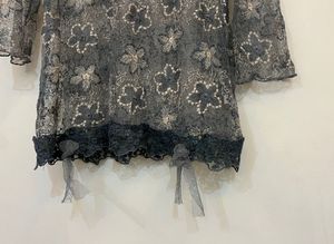 Y2k Floral Lace Long Sleeve Dress