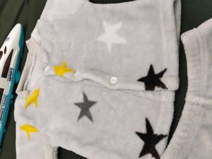 woolen Cute Star and checked Pajama Sets