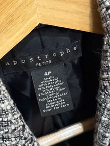 Apostrophe Tweed Blazer (XS size)