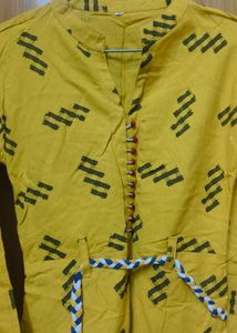 Mustard Kurta