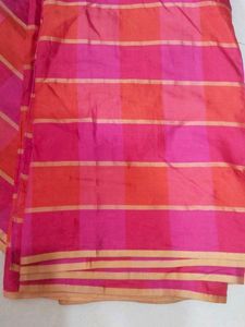 Pink Semi Silk Saree