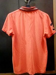 Benetton Polo Shirt - Salmon
