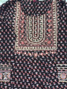Floral Embroidered Anarkali Kurti