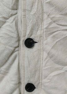 Cream Quilted Jacket