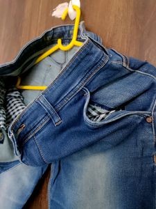 Blue Stretchable Jeans