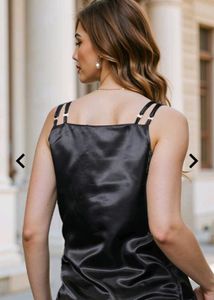 Satin Sleeveless Top