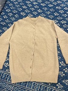 Ladies Cardigan, Small Size, Cream Color