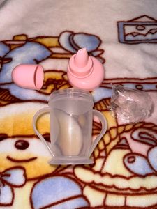 Baby Milk Bottle With Sipper Cup (2 In 1)