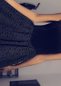 Shein Elegant Black Fit &amp; Flare Dress