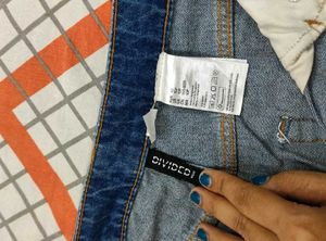 H&amp;M Blue Distressed Jeans