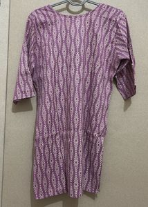 Elegant Purple Short Kurta