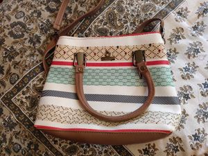 Striped Handbag