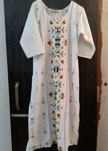 Stylish White Kurta