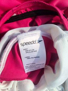 Speedo Racerback Swim Dress With Boyleg