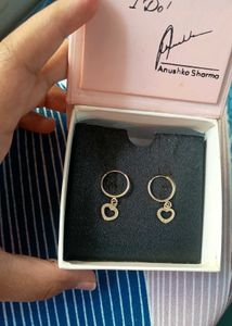 925 Silver Giva Heart Drop small Earrings
