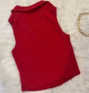 Chic Red Cami Top
