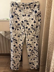 Floral Print Casual Pants