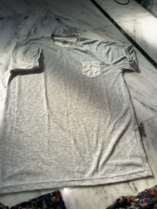 grey T-shirt