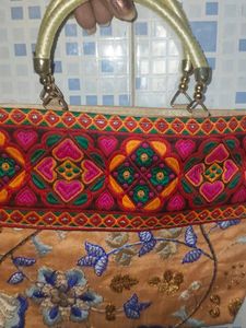 Embroidered Handbag