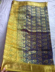Kanjeevaram Pattu Silk Saree Floral Shining