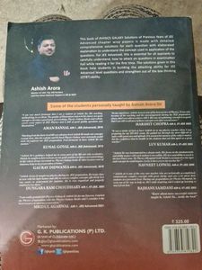 Jee Advanced Physics Pyq Book
