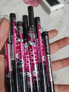 waterproof eyeliner and herbal kajal combo(4pcs)