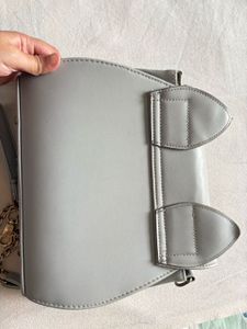Grey Sailor Crescent Moon Cat Sling Bag
