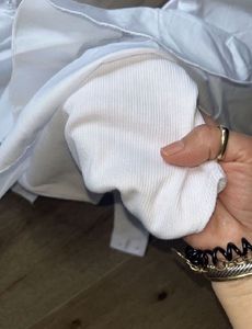 ZARA NEW RUFFLE SLEEVE BODYSUIT RIBBED SIZE-S